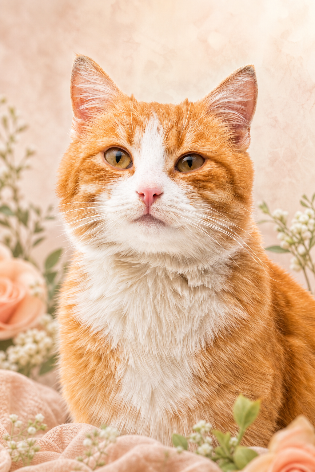 Cute Portrait pet portrait style